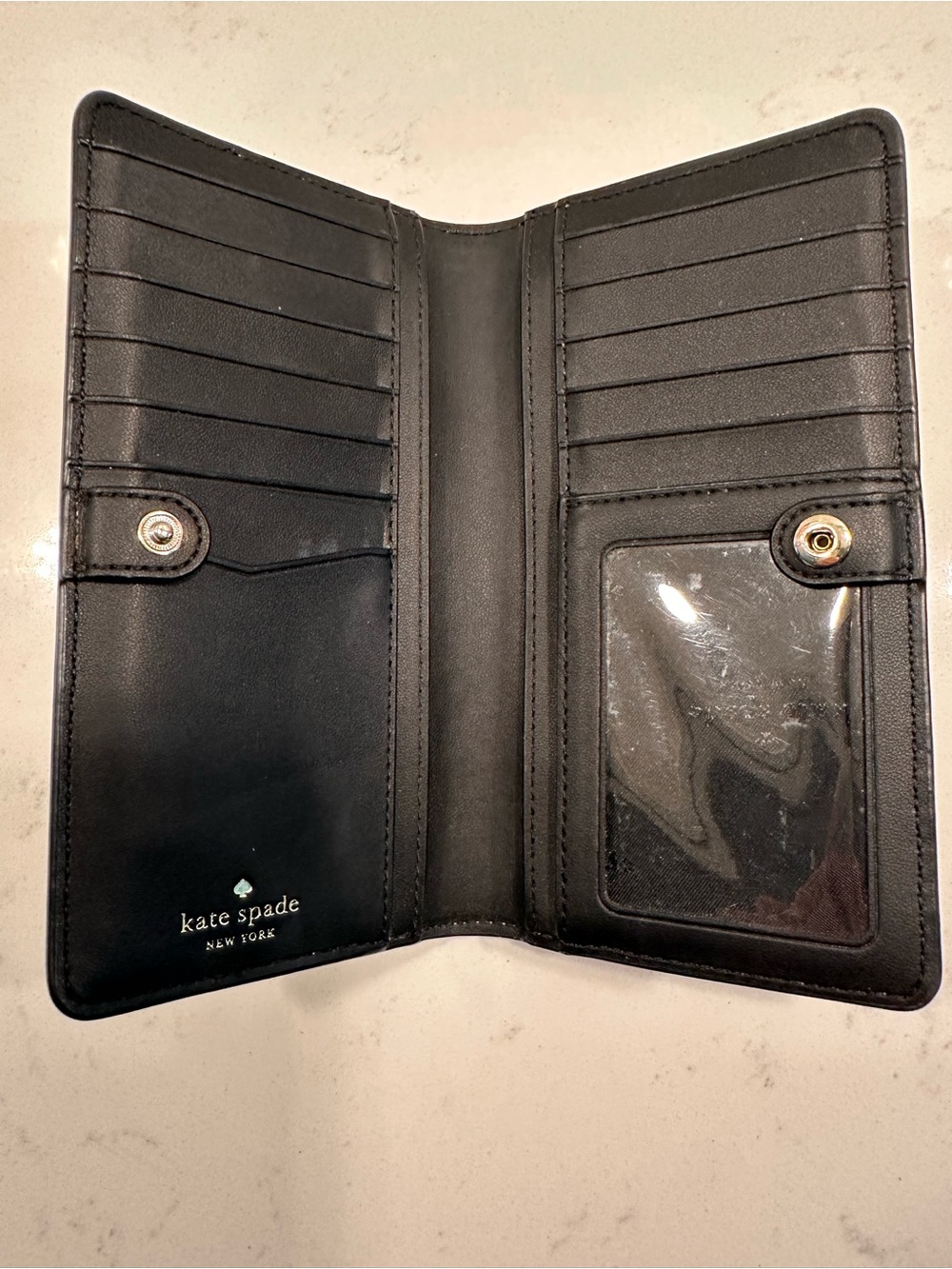 Kate Spade Madison Colorblock Slim Saffiano Leather Bifold Wallet - Picture 4 of 6